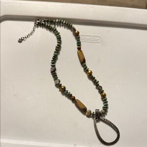 Elegant Multicolor Beaded Necklace silpada 925